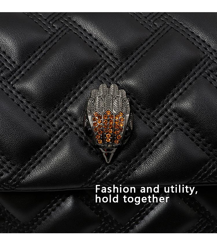 Women's Large Capacity Plaid, Pure Color Rhombic Embroidery Design, Perfect Commuter Mom Bag, Elegant Commuter Bag, All Seasons