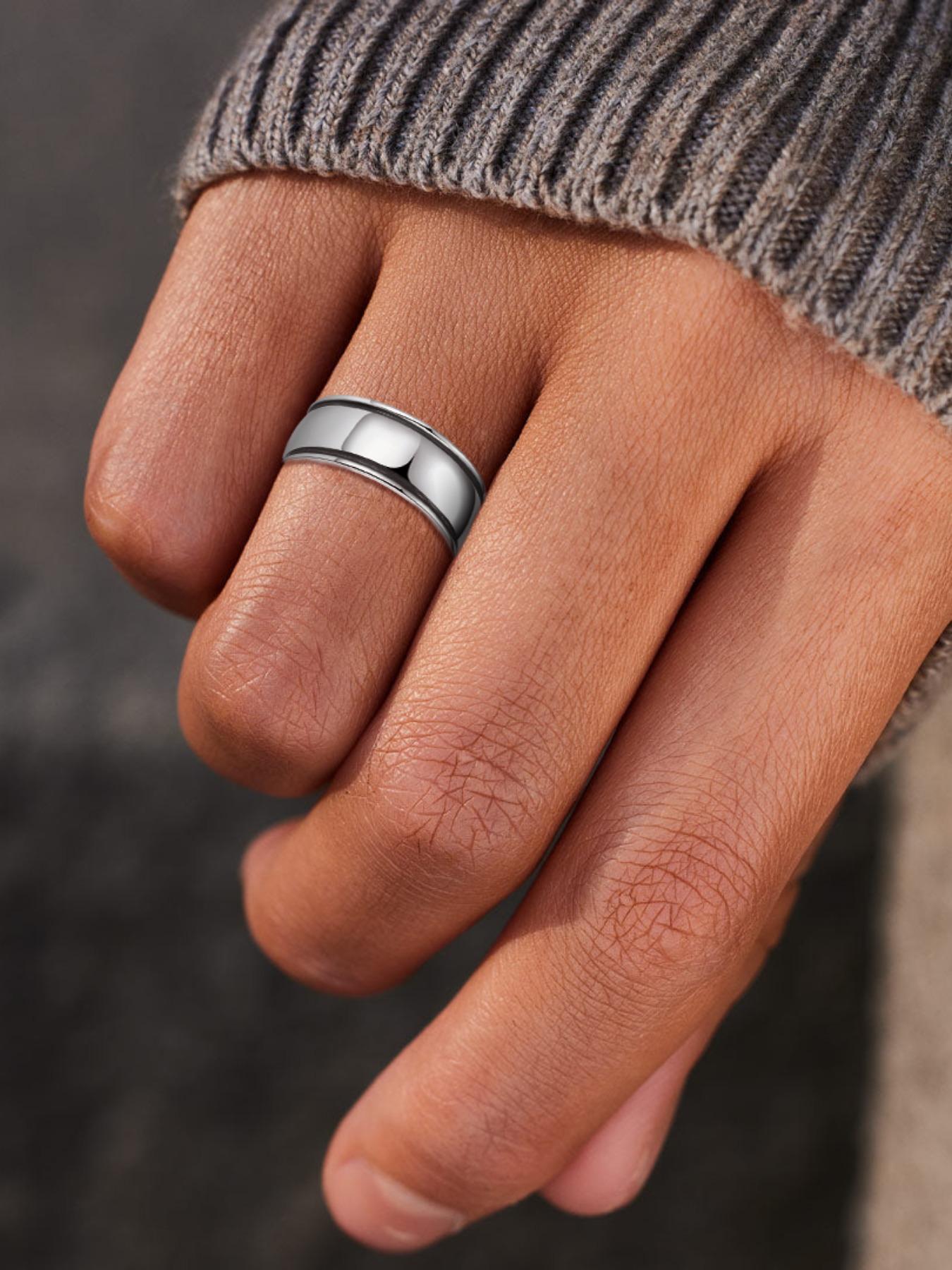 S925 Sterling Silver Vintage Ring with Box, Fashion Jewelry Accessories for Men & Women for Party, Daily Clothing Decor, Trendy All-match & Exquisite Jewelry for Anniversary Gift, Fashion Rings, Acquired Style Ring, Vintage Engagement Ring