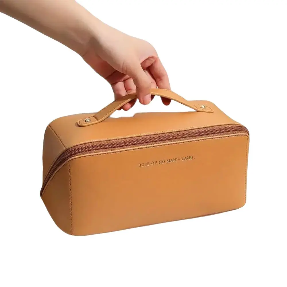 Luxury Women's Makeup Organizer, Travel Zipper Bag, Makeup Bags, Cosmetic Box Storage, Vanity Kit, Elegant Ladies' Makeup Case, Essential Beauty Accessories