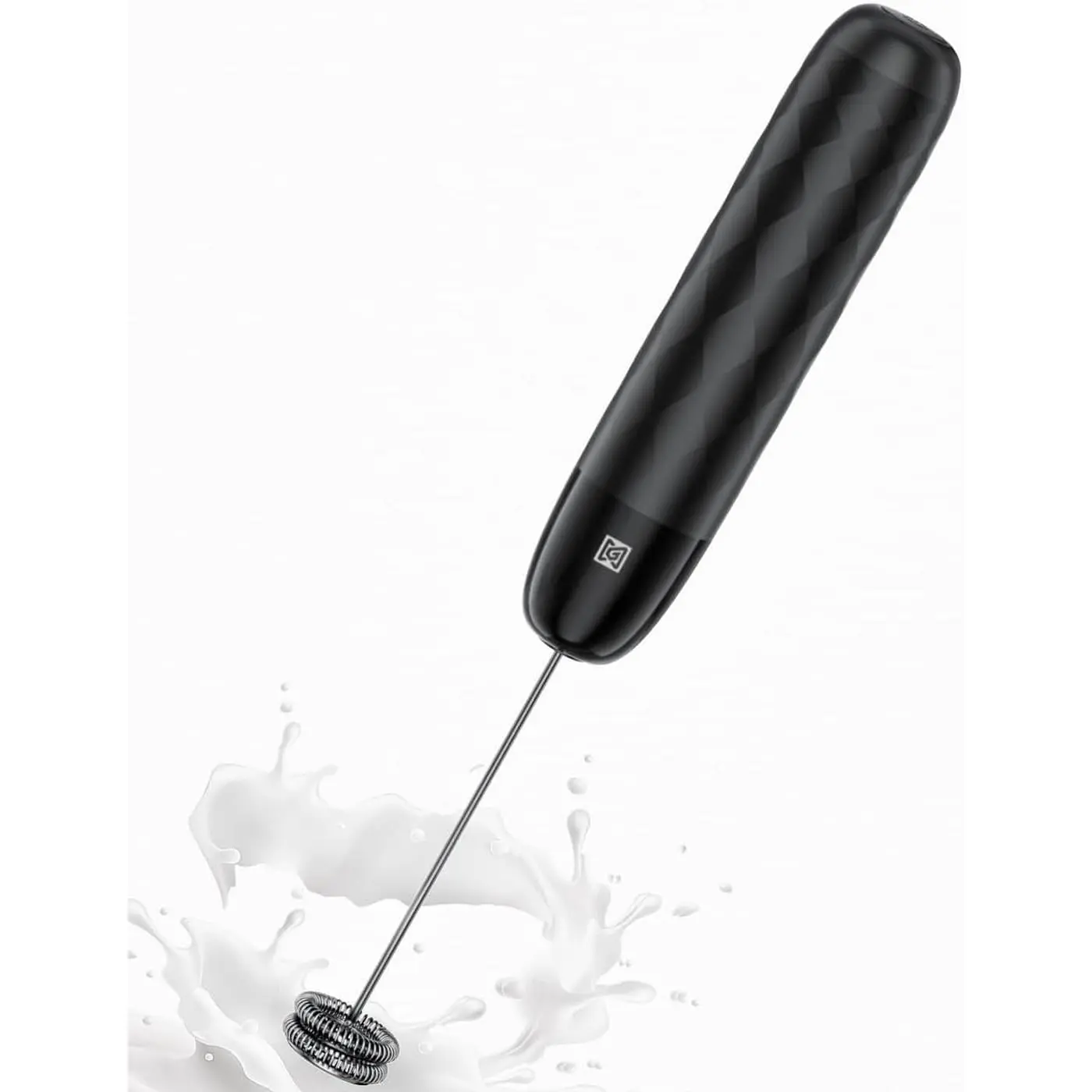 Rechargeable Milk Frother, LunaFro Mini with Detachable Wand | 8000RPM Turbo , 1200mAh , Compact Design Milk frother Handheld for Lattes, Cappuccino, Matcha, No Stand