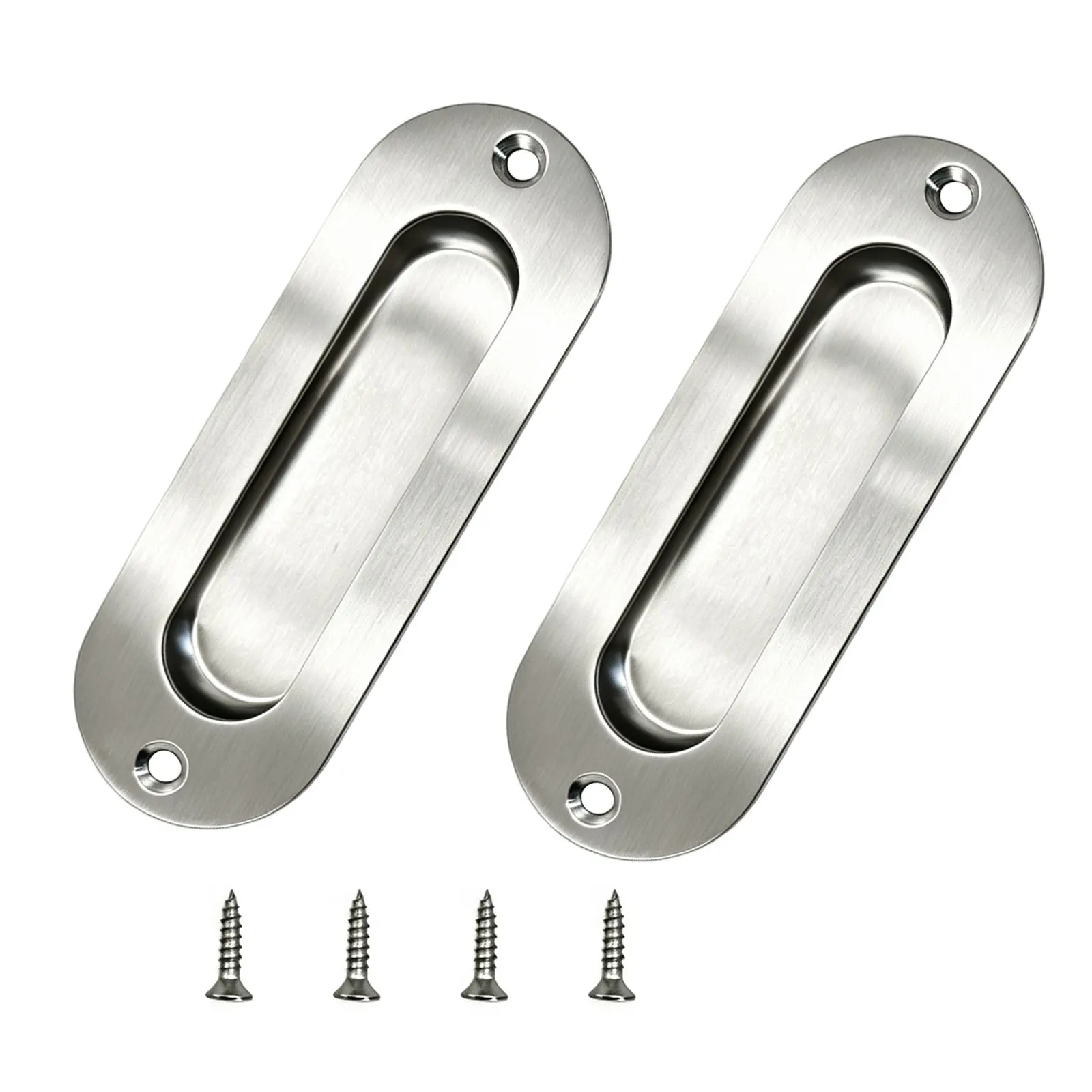 2 Piece Stainless Steel Pull Handles, Invisible Drawer Handle, Closet Handle, Durable and Stylish, Perfect for Home Decor