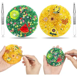 2 Pack Skin Picking Fidget Toys,Silicone Picking Pad with Tweezer, Hair Pulling Fidget Toys for Adults Stress Relief, Anxiety, Calm and Focus,with Anxiety, ADHD(Yellow)