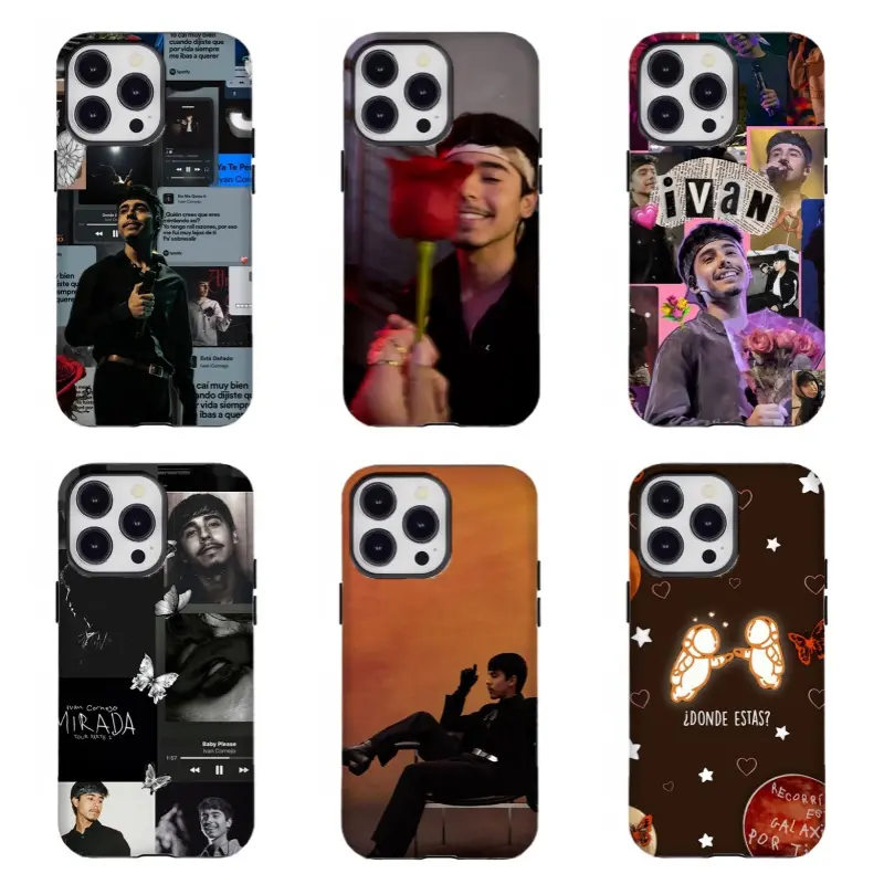 Custom Ivan Cornejo Latin Music Artist Photo Collage Aesthetic Smartphone Shell, Wireless-Compatible Phone Accessories for iPhone 17/16/15/14/13/12/11 and for samsung S21-S25 Fan Merch Gift
