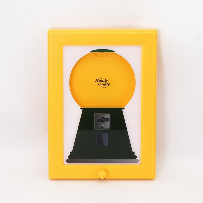 Wall-Mounted Picture Frame Candy Dispenser, Hangable Fast Candy Distribution, Sturdy Design, Fun Kitchen & Living Room Decor, Unique Gift for Holidays & Birthdays