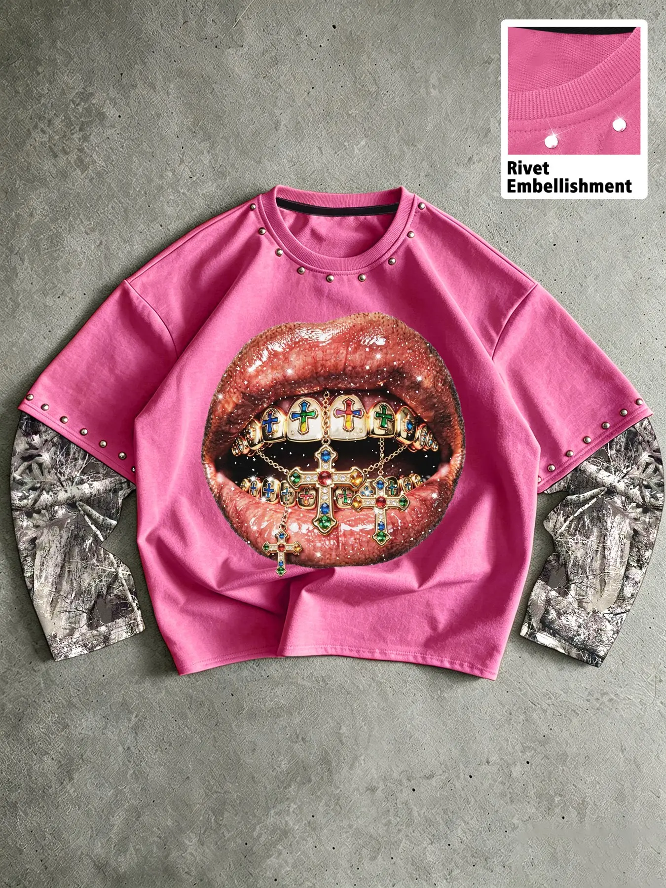 Men's Retro West Coast Streetwear Long Sleeve T-Shirt, Graphic Print Punk Casual Top, Spring & Fall Fashion, Ideal for Street Style Lovers