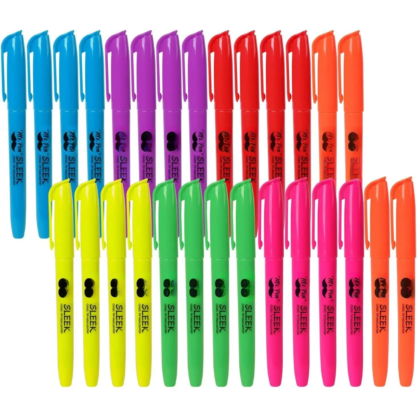 - Highlighters  Colors, 28 Pack, Chisel Tip | 7 Bright Fluorescent Colors, Quick Dry, Odorless &  Ink