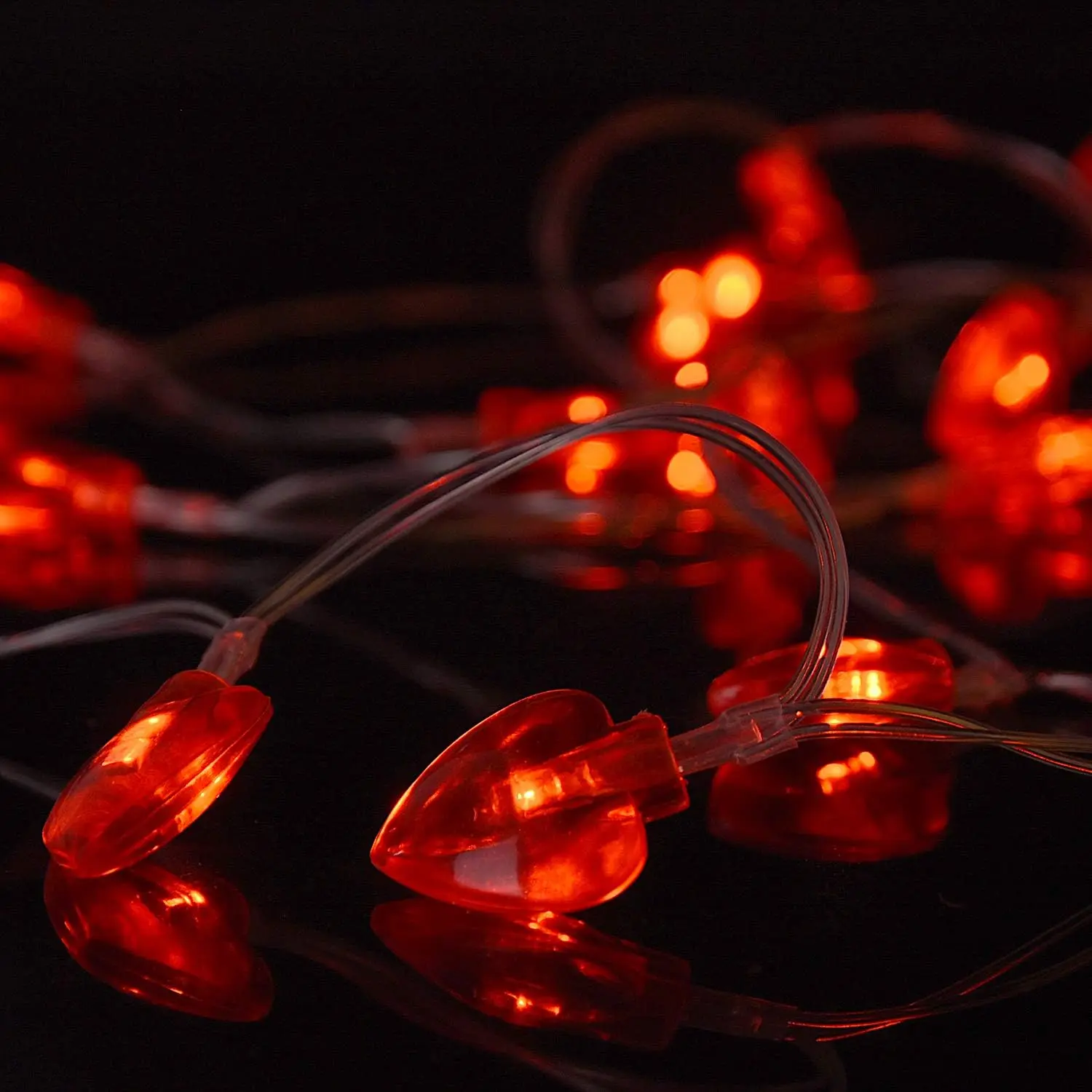 Valentine Lights Heart Shaped String Lights for Mother's and Father's Day, Wedding, Proposal, Birthday and Holidays