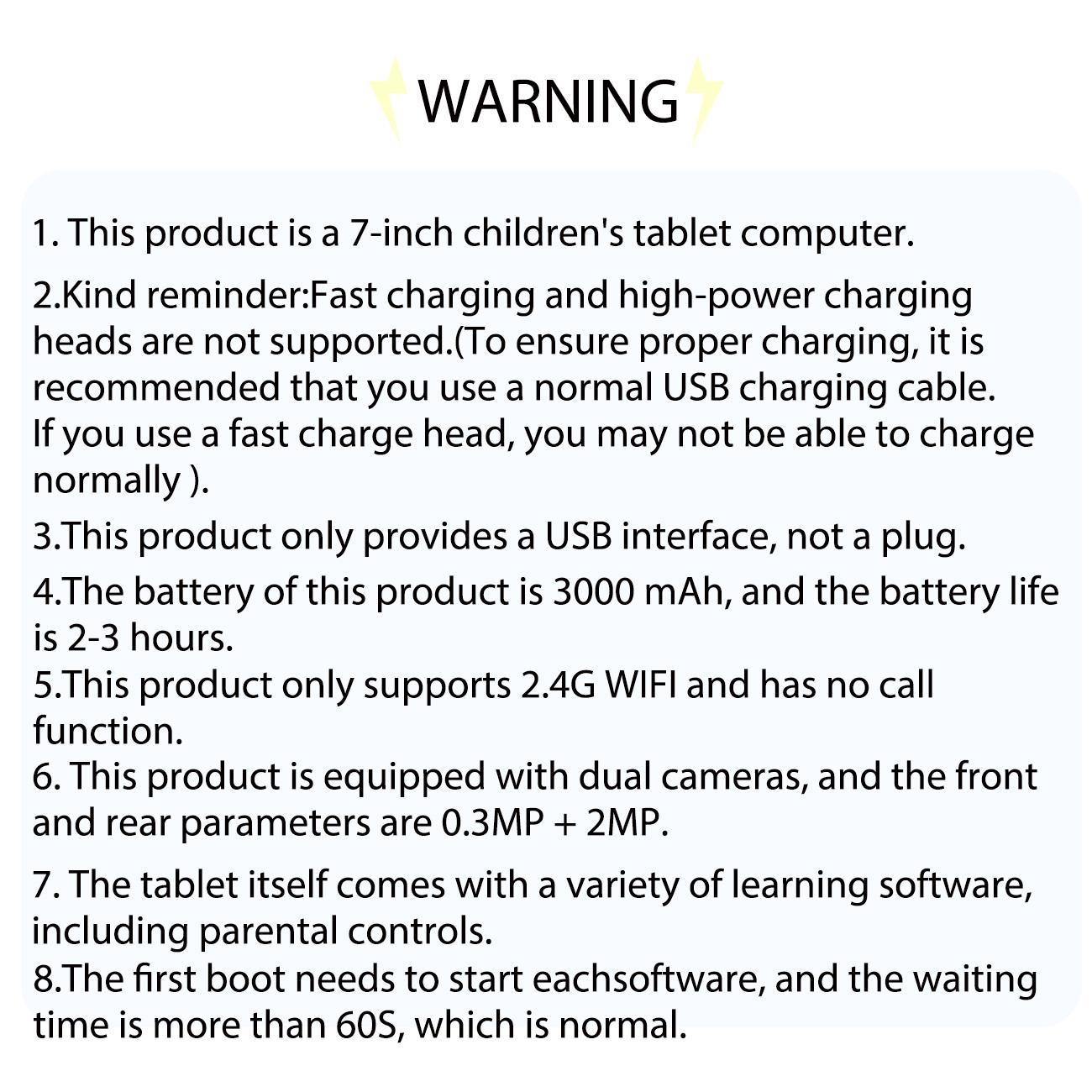 7 Inch Android Tablet, Parental Control Tablet with Silicone Case, Multifunctional Tablet for Education & Entertainment