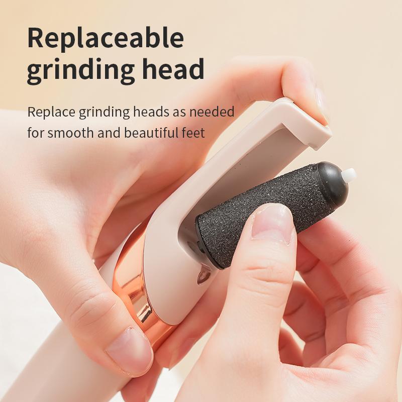 Electric Foot File, Rechargeable Foot Callus Remover, Foot Care Tool, Foot Dead Skin Remover, Pedicure Tool for Home Use, Nail