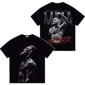 🥊 Conor McGregor "The King Is Back" UFC 329 # 7 Graphic T-Shirt, The Notorious Vintage MMA Fighter Tee, UFC Champion Fan Merch, Combat Sports Streetwear Shirt, McGregor Comeback Graphic Tee, Oversized UFC Apparel, Unisex Fashion T Shirt for MMA Fans