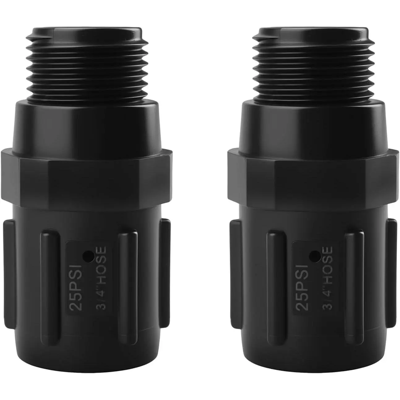 2 count Drip Irrigation  Regulator 25 PSI, 3/4" Female x Male Hose Thread, for Rain Bird HT07525PSI Garden Hose Water  Regulator,for Outdoor Lawn Patio Drip Irrigation System