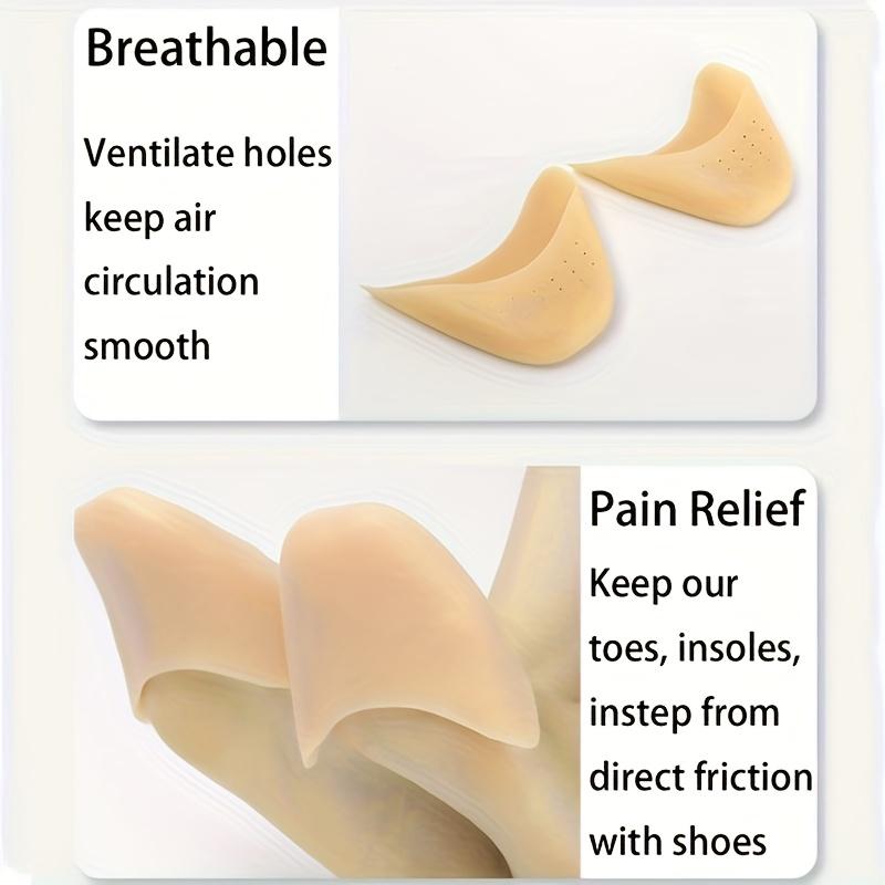 Silicone Toe Protectors, Toe Pads, Gel Toe Caps, Toe Sleeves, Relief for Both Men And Women, Reusable