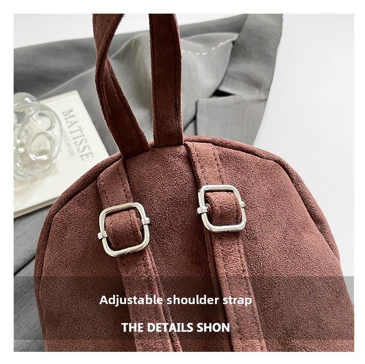 Korean-style niche design personalized shirt backpack, compact and lightweight women's backpack, casual and fashionable women's bag