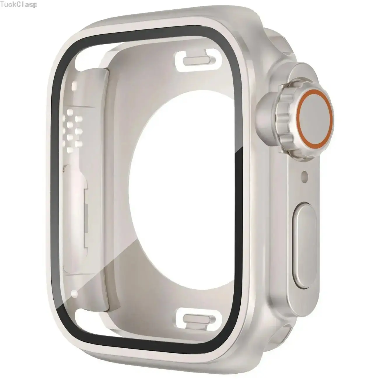 Waterproof Dustproof Full Coverage Protective Case Only, Durable Scratch-Resistant Watch Cover, Compatible with Apple Watch 40mm 41mm 44mm 45mm Series 6–10 & SE, Hard Smartwatch Protector for Everyday Use
