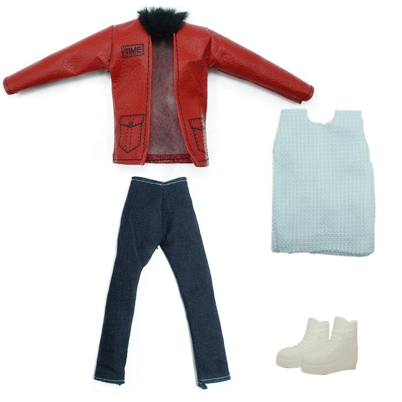 1/6 Male Doll With Clothing Set Homesome Soldier Men Doll  Handmade Clothes Outfit For 29CM Ken Prince Doll