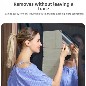 Self-adhesive mirror sticker with backing tape, 20 * 40 inch, soft glass mirror for self-service/glass doors, home use, full-length mirror, Instagram‑style bedroom reflective film Wall