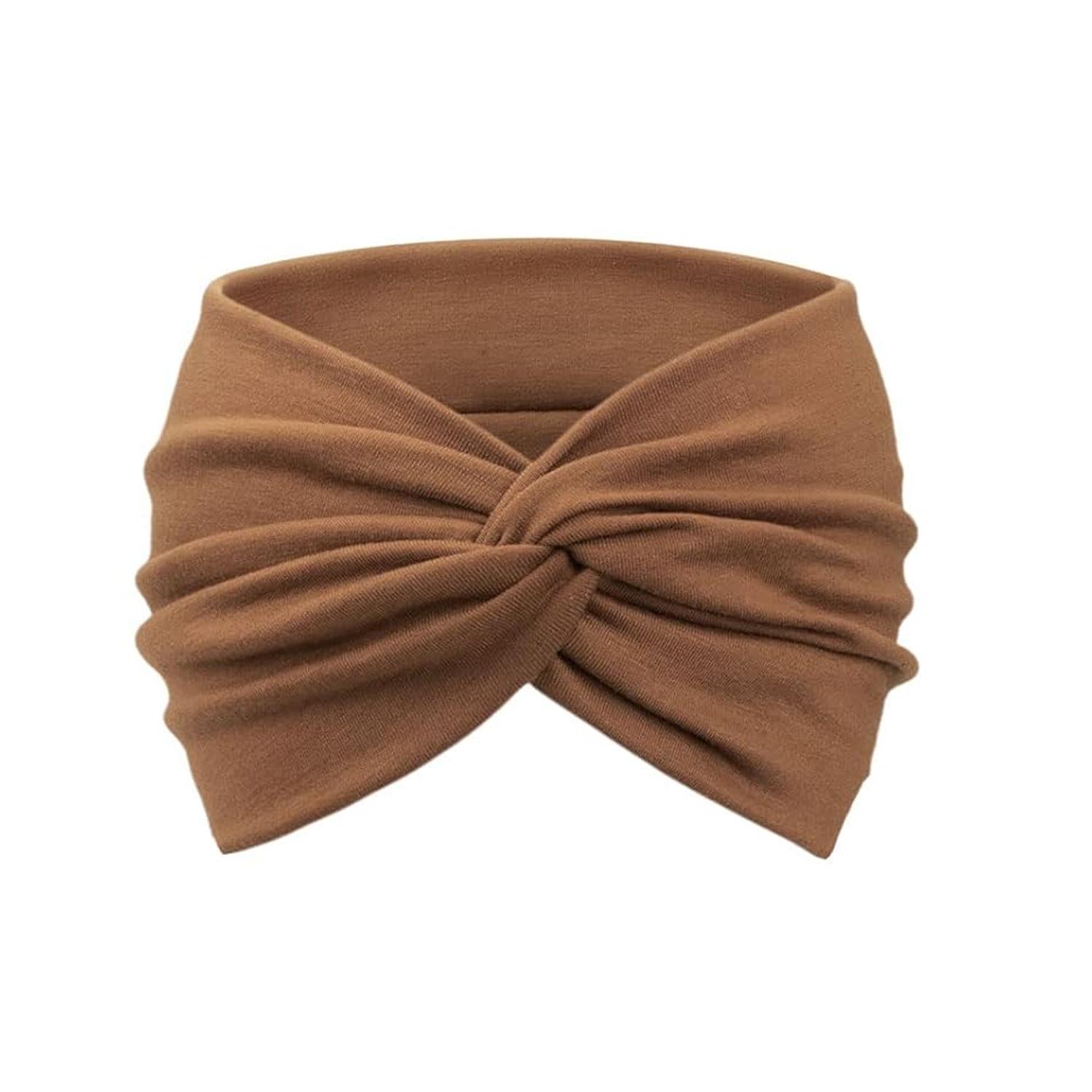 Women's wide sports headband - sweat-absorbent, face wash headband, retro chic hair tie - wholesale