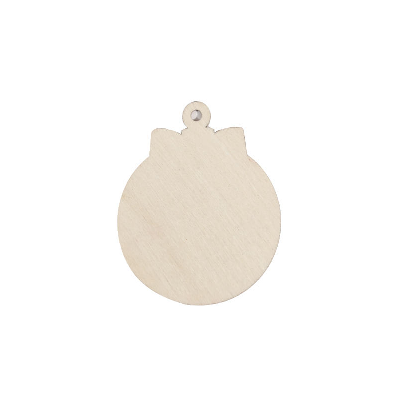 2025 Wooden Christmas Ornaments Hanging Decorations Xmas Ball Pendant DIY Christmas Tree Craft Decor for Home New Year Gifts