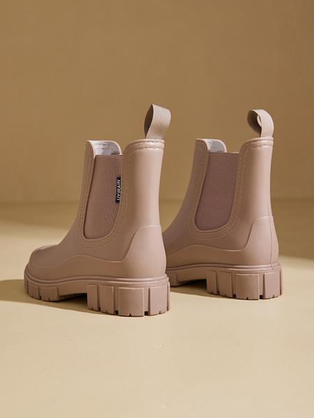 Women's Fashionable Waterproof Non-slip Rain Boots, Casual Comfortable Slip-on Boots, Perfect for Students and Outdoor Sports, Daily Wear Boots