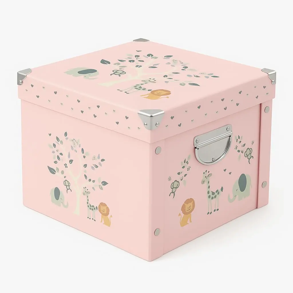 Baby Keepsake Box - Large Memory Storage for Newborns, Suitable for Boys and Girls, Strong, Durable, and Collapsible Gifts