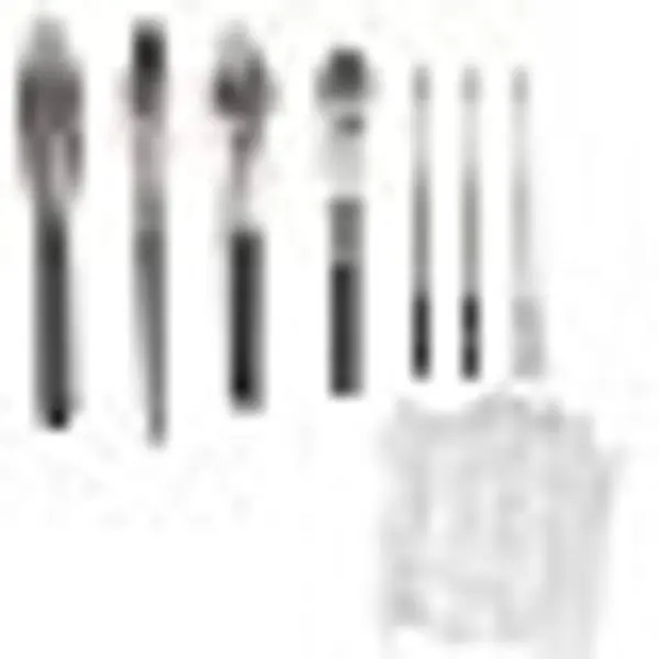 40 pcs Makeup Brushes Pen Guard Protector Set Reusable Expandable Mesh Cover(Not include Brushes)