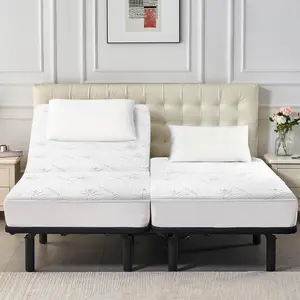 Mattress Protector Split King, Cooling Bed Mattress Cover Waterproof, 39"x 80" Bed Cover 2 Pack Noiseless & Soft, Deep Pocket Mattress Pad Cooling for Baby Pregnant Women Older