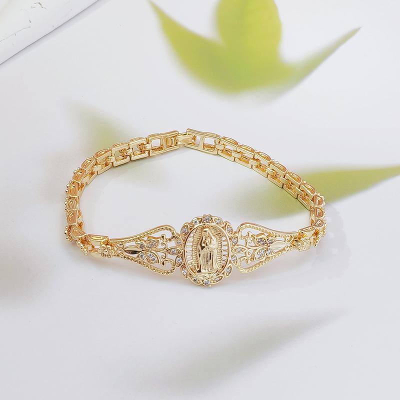 2026 Upgrade Version 14K Gold Plated Hypoallergenic Bracelet – Non-Tarnish Trendy Jewelry Perfect Gift for Women, TikTokShopBlackFriday Thanksgiving Deal