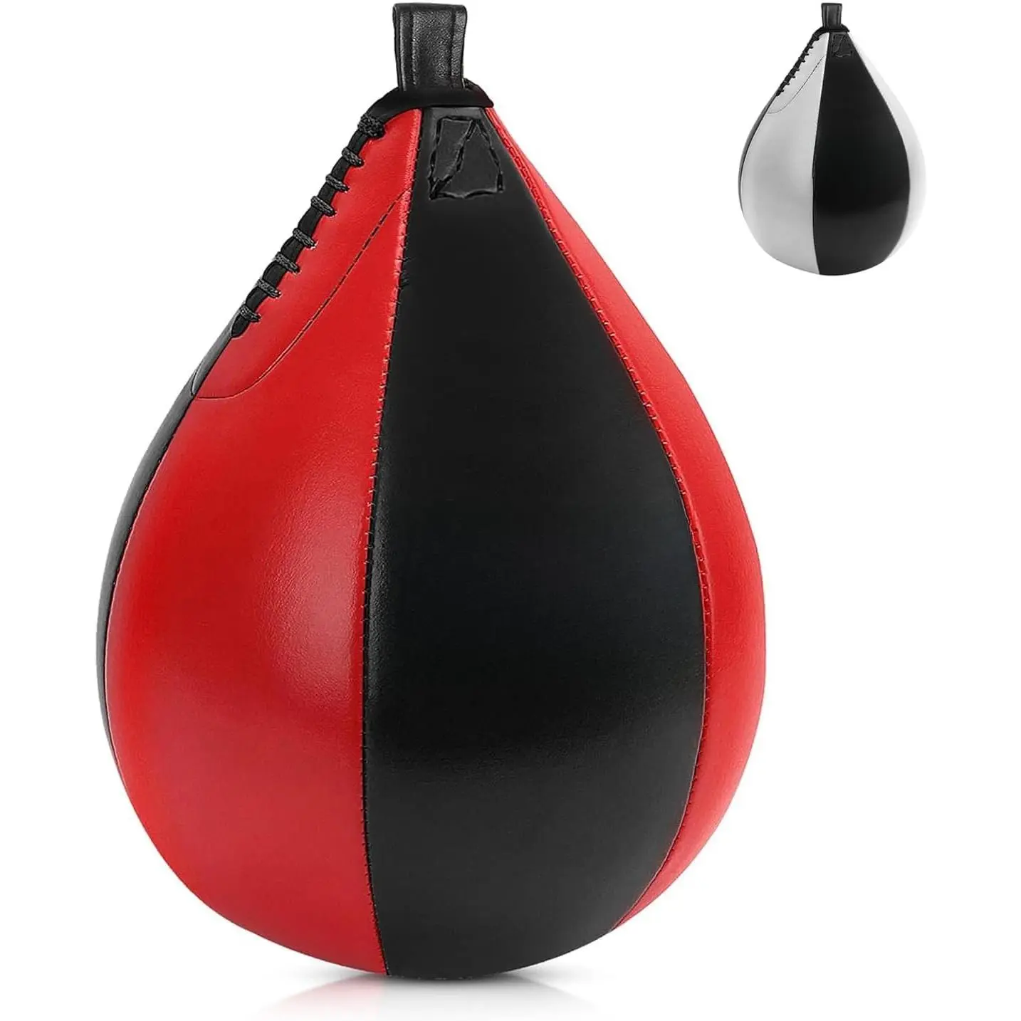 Boxing Speed Bag - Leather Speed Bags - Punching Speed Ball - Exercise Workout MMA Speed Bag for Adults