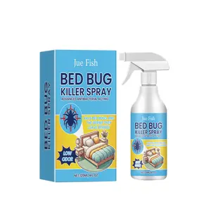 Jue-Fish Bed Bug Spray Agent Kill Bed Bugs Eliminate Prevention Dormitory Bed Bedroom Lice Removal Mite Spray Agent