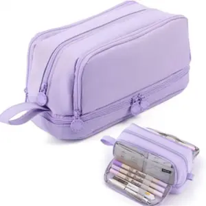 Cute Cartoon Hello Kitty Pencil Case, Large Capacity Pencil Organizer, Desktop Stationery Box, Multi-Functional Storage Bag, Ideal for School Use