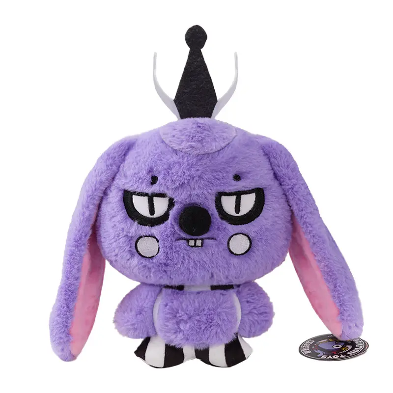 Gothic Dark Demon Cat Plush Toy - Dark Theme Spooky Mischievous Stuffed Doll, Halloween & Birthday Gift Mini Pendant for Kids & Friends, Toys & Hobbies Item