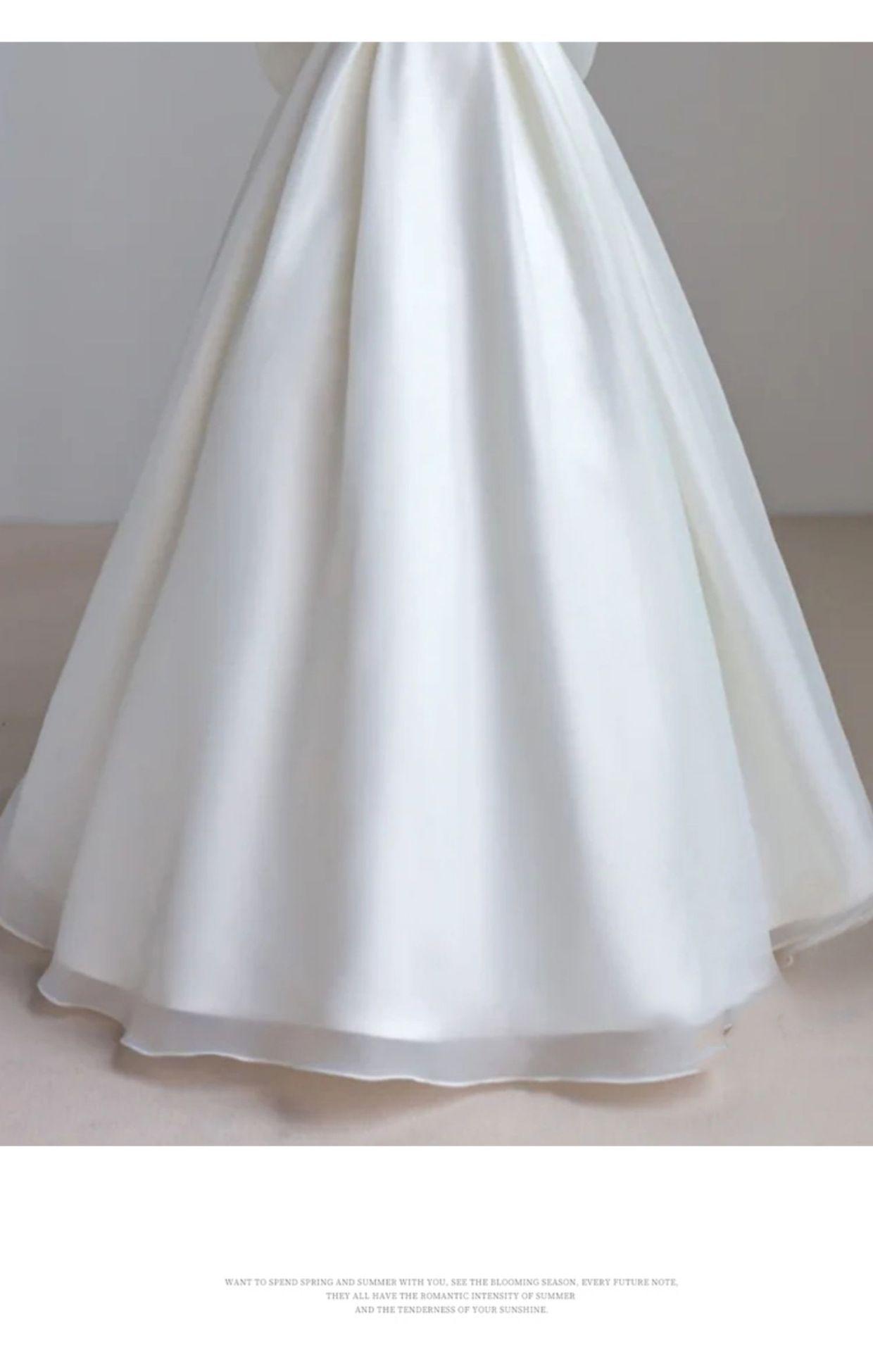 2026 French Light Wedding Dress – Minimalist Forest Style Bridal Gown for Departure & Travel Photography, Ethereal Reception Evening Dress