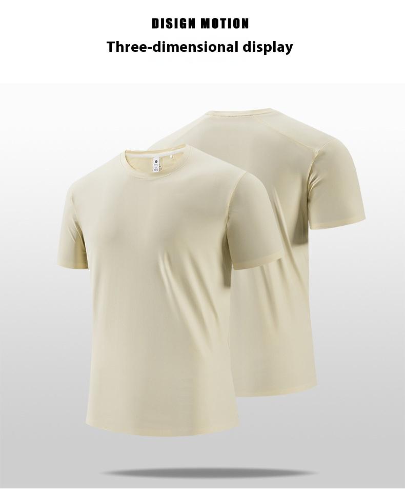 Mens Tshirts - Luxury Crew Neck T Shirts for Men Premium Soft Mens Tshirts Plain Dress Tee Shirts Men Menswear Top Streetwear Midi Beige Crewneck Shortsleeve Tropical soccer jersey barcelona jersey