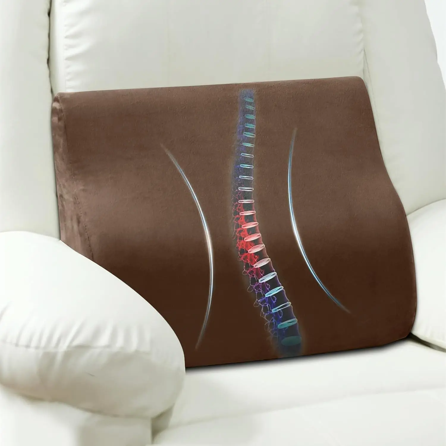 Support Pillow for Recliner Chair and Couch, Memory   Cushion  Large  Support Pillow for Lower  , with Soft