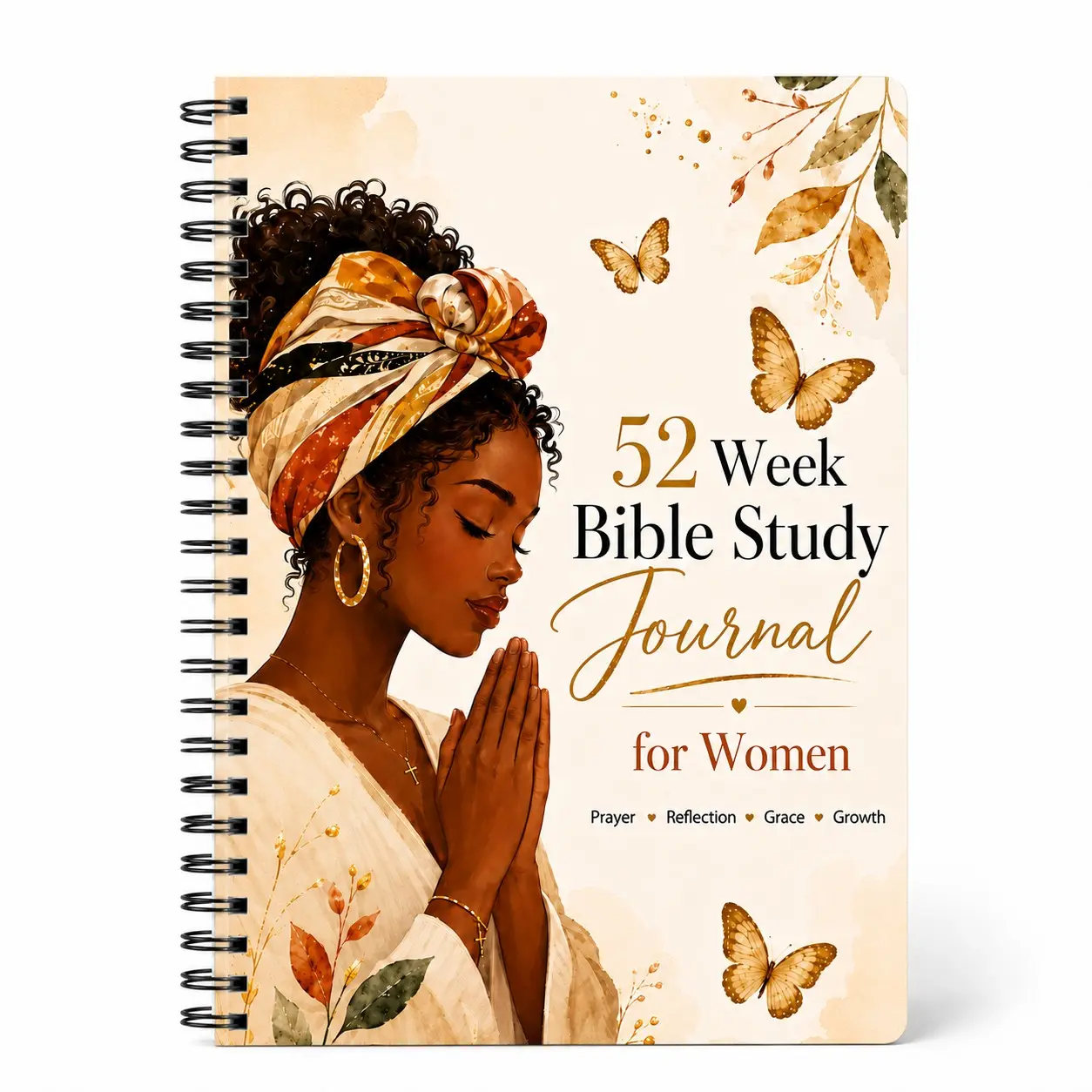 52 Week Christian Prayer Journal for Women – A Guided Faith Bible Study Journal for Reflection, Grace, Healing & Spiritual Renewal