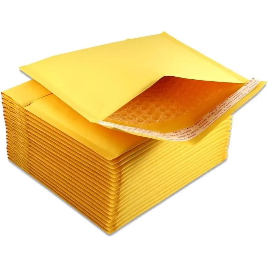 5 Size #CD 7.25 x 8 Kraft Bubble Mailers Self Sealing Bulk Padded Shipping Supplies Packaging Envelopes Bags CD 7.25 inches by 8 inches