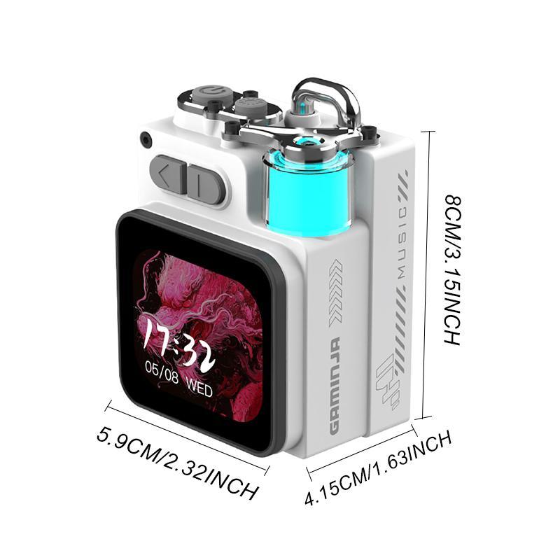 GAMINJA Wireless Speaker, Portable Mini Multi-function Wireless Music Player, Rechargeable Stereo Radio Speaker with Cool Light for Home Office, Portable Speakers