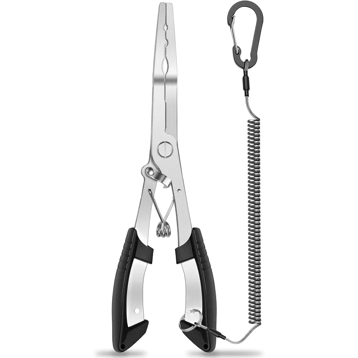 420 Stainless Steel Fishing Pliers, Multi-functional Fishing Tools Hook Remover Line  Pliers, Lockable Handy Fishing Gear for Saltwater Freshwater, Gifts for Men