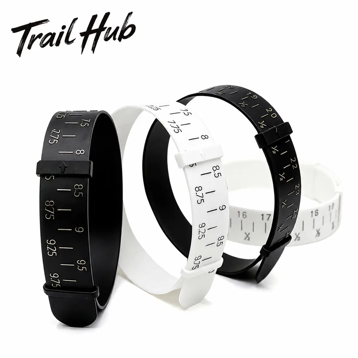 Precision Adjustable Wrist Sizing Tool for Bracelets and Rings – Flexible Measuring Tape with Dual-Scale Markings in Inches and Centimeters, Ideal for Jewelry Fitting, Gift Preparation, and Custom Sizing Applications