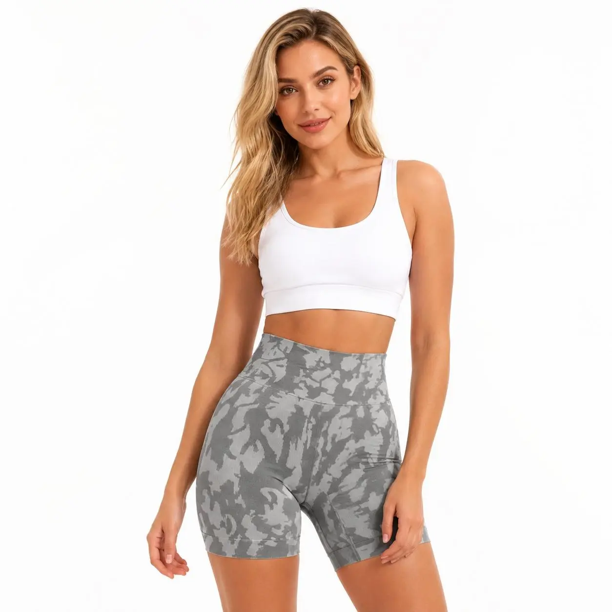 6 Pcs Women’s High Waist Biker Shorts, Stretchy Workout Yoga Shorts for Gym, Running, Training & Daily Wear