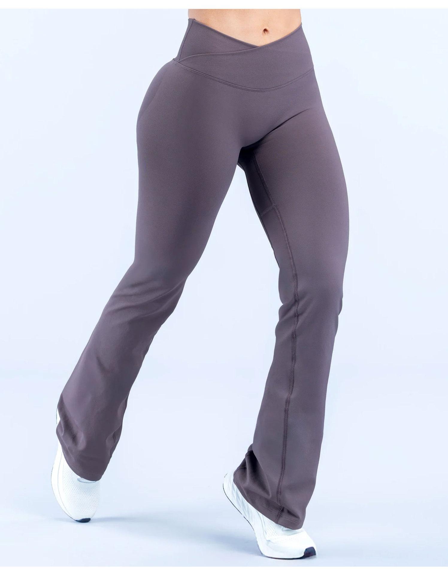 Women Seamless Gym Yoga Leggings High Elastic Cross Leggings Women Fitness Wide-leg Workout Trousers Running Exercise Pants