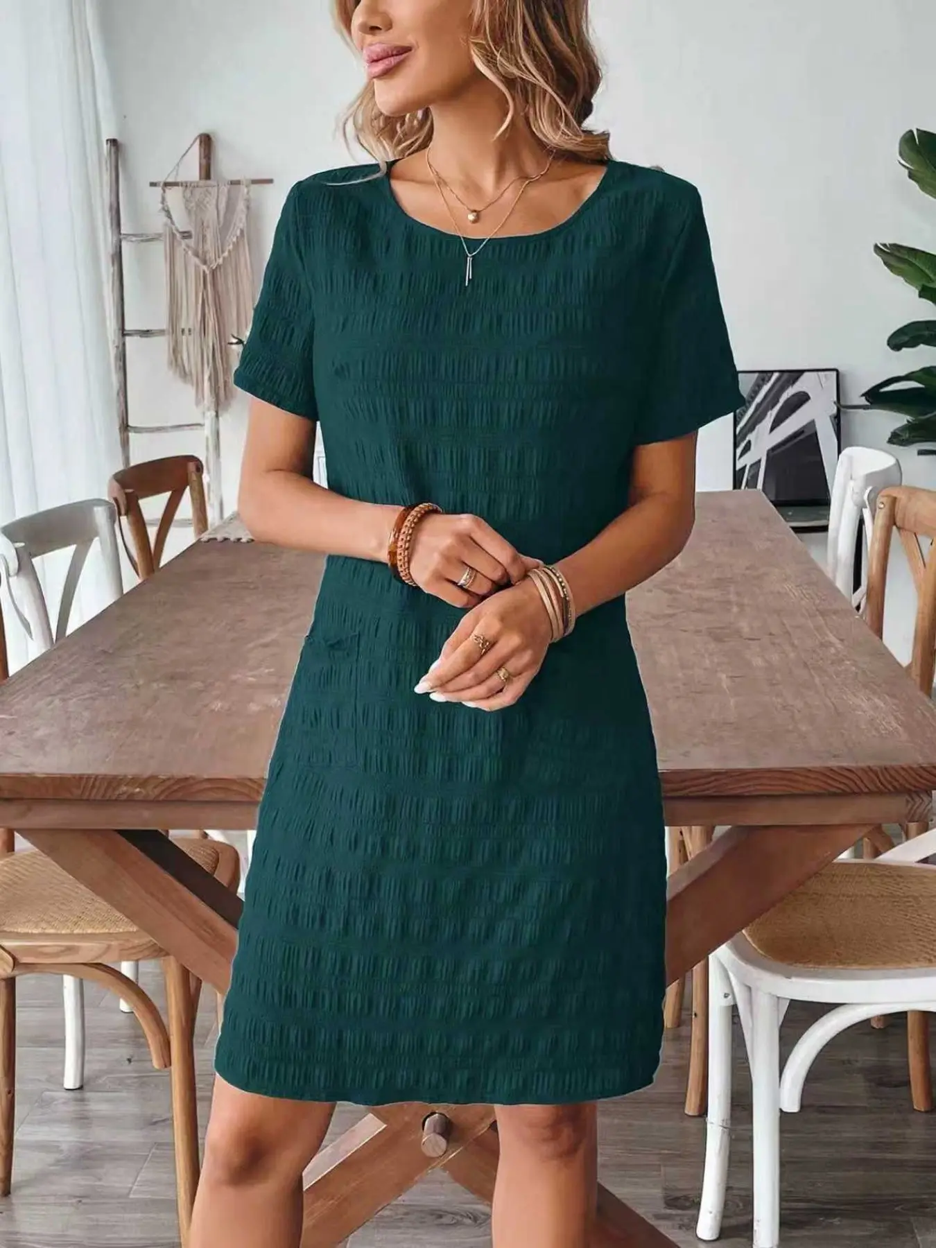 Elegant Fashion Party Dress with Pockets, Perfect for Dates and Beach Vacations, Stylish for Special Occasions