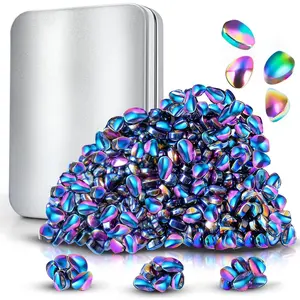 Putty Fidget Toys for Adults, 550 Pcs Ferrite Beads, Executive Office Desk Toys, Subtle Grain Rubbing Sound for Stress & Irritability Relief, Sensory Calming Kit with Metal Storage Tinfidget toys