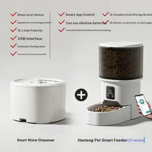 Large capacity pet automatic feeder cat dog intelligent remote cat food dog food timing quantitative intelligent feeding machine