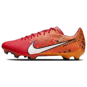 Nike Zoom Vapor 15 Academy Men’s Multi-Ground Football Cleats in Red Orange Verifiable, with credentials and supporting global authentication