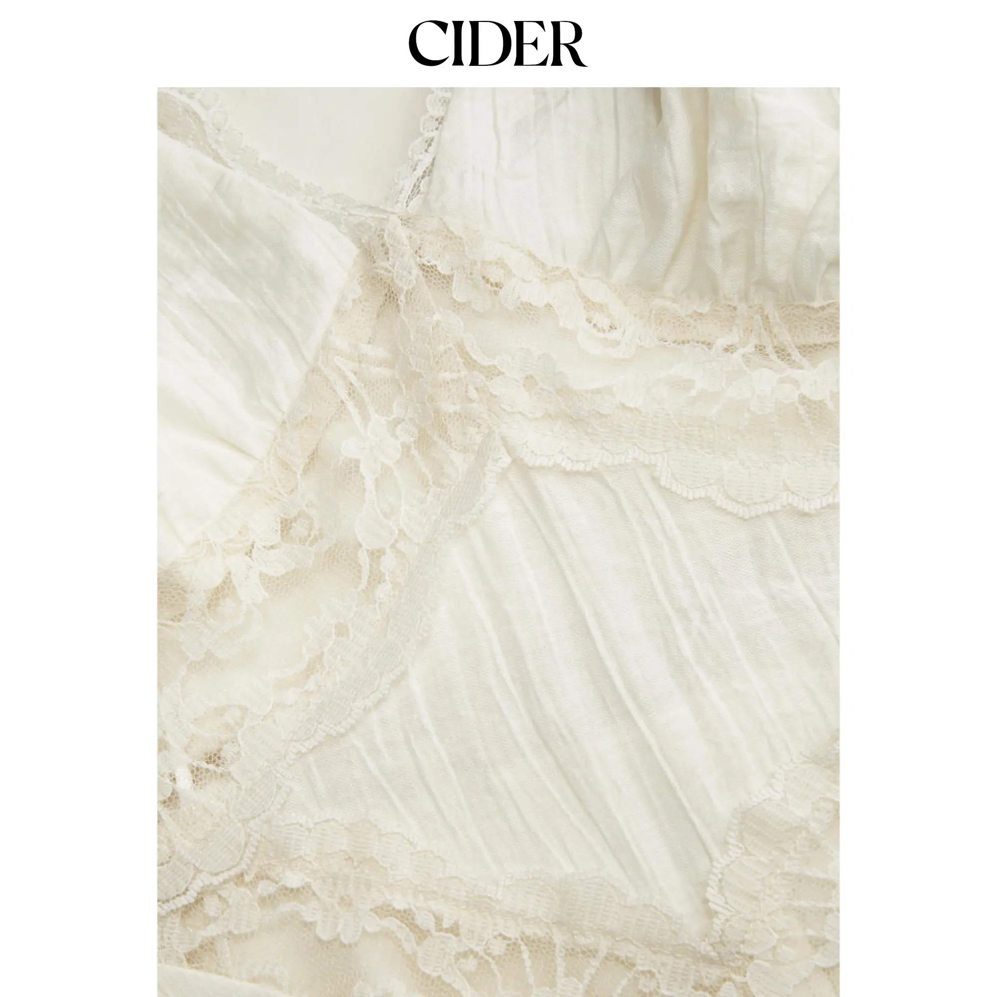 cider lace trim cami midi dress Cider Boho Summer Lace Panel Midi Dress for Beach Vacation, Elegant A-Line Cami  Dresses, Ladies Casual Sundress, Spring Birthday Outfits, Lady Gown