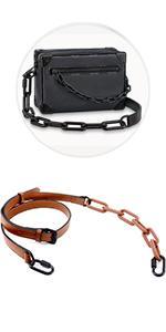 Multi Pochette Accessories Replacement Crossbody Strap Adjustable Wide Canvas Strap for LV Purse Shoulder Bags