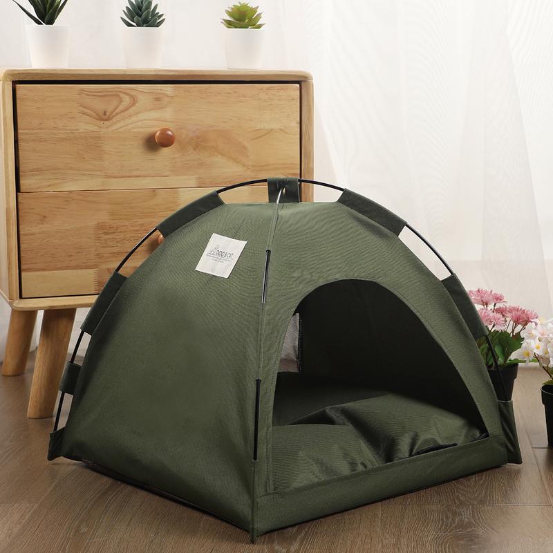 Foldable Pet Tent -Indoor Bed With Double-sided Cushion - Pet Tent for Cats ,Puppies, Rabbits, Guinea Pigs, Hedgehogs, and Other Small Animals,Cat House Foldable Pet Tent -Indoor Bed With Double-sided Cushion - Pet Tent for Cats ,Puppies, Rabbits, Guinea Pigs, Hedgehogs, and Other Small Animals,Cat House