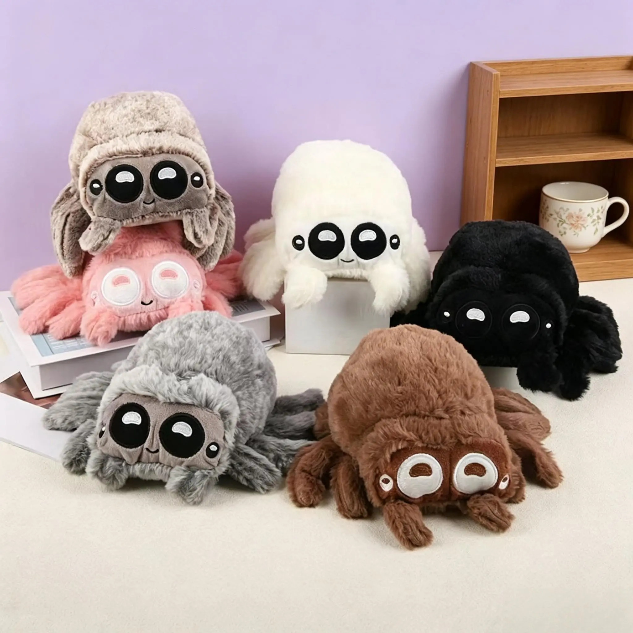 Realistic Spider Polyester Fiber Filler, Prank Prop, Halloween Birthday Gift, Perfect for Halloween Decor, Haunted House Decoration, Party Home Decor