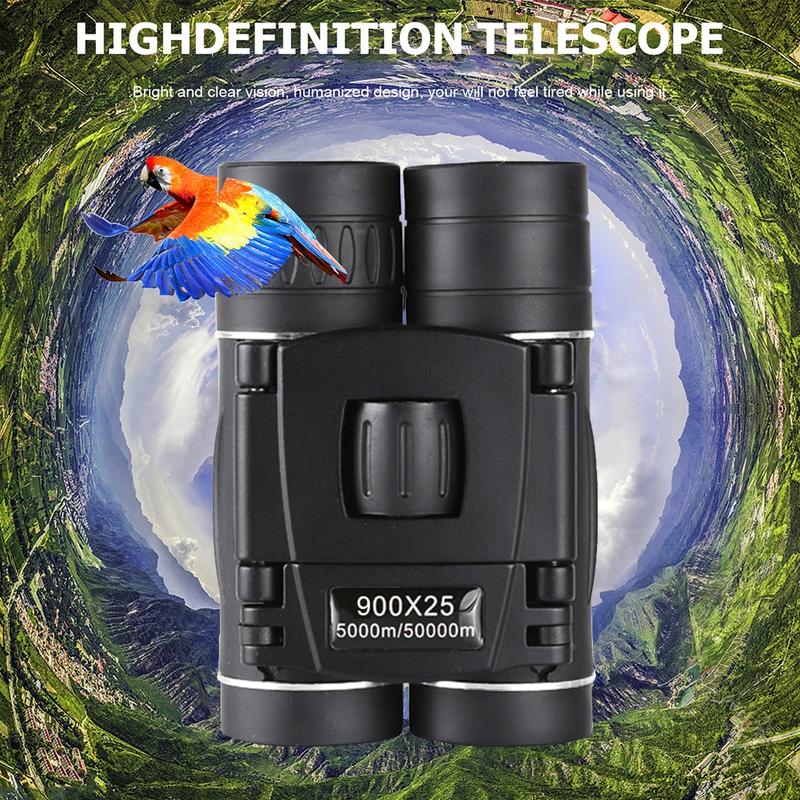 900x25 HD Zoom Binoculars, Powerful Long-Range BAK4 Telescope for Hunting and Camping, Low Light Folding Design 900x25 HD Zoom Binoculars, Powerful Long-Range BAK4 Telescope for Hunting and Camping, Low Light Folding Design